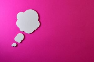 white bubble illustration
